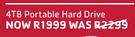 Western Digital 4TB Portable Hard Drive