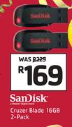 Sandisk Cruzer Blade 16GB-2's Pack