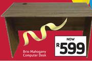 Brio Mahogany Computer Desk