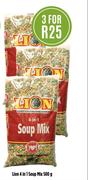 Lion 4 In 1 Soup Mix-3 x 500g