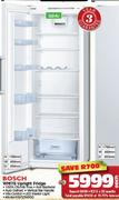 Bosch 324Ltr White Upright Fridge KSV33NW30