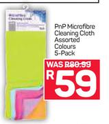 PnP Microfibre Cleaning Cloth-5 Pack