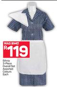 Ethnix 3 Piece Ovrall Set-Each