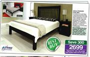 Etvaal 152cm Phoenix Pine Bed