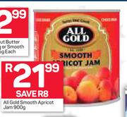 All Gold Smooth Apricot Jam-900g