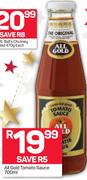 All Gold Tomato Sauce-700ml