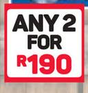 Two Oceans Sauvignon Blanc Or Cabernet Sauvignon Merlot-2 x 3Ltr