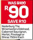 Nederburg The Winemaster's Edelrood,Cabernet Sauvignon,Merlot,Pinotage Or Shiraz-750ml Each