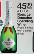 J.C.Le Roux Le Domaine Sparkling Wine-750ml