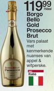 Borge Bello Gold Prosecco Brut-750ml