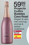 Proyecto Cu4tro Bubbles Cava Rose-750ml