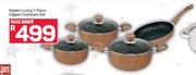 Modern Living 7 Piece Copper Coockware Set