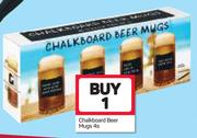 Chalkboard Beer Mugs-4's
