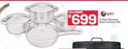 Tissolli 8 Piece Stainless Steel Cookware Set