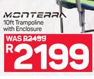 Monterra 10ft Trampoline With Enclosure
