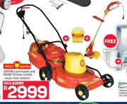 Wolf Garden 2400W Lawnmower And 650W Trimmer Combo 9100-846024