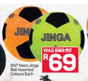 SNT Neon Jinga Ball Assorted Colours-Each
