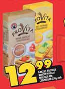 Bakers Provita Wholewheat/Multigrain Crispbread-250gm Each
