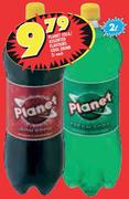 Planet Cola/Assorted Flavours Cool Drink-2Ltr Each
