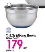 Bakers & Chefs 5.3ltr Mixing Bowls-Each