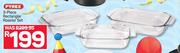 Pyrex 3 Piece Rectanglar Roster Set