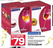 Luminarc So White Red Wine Glasses 4 Pack