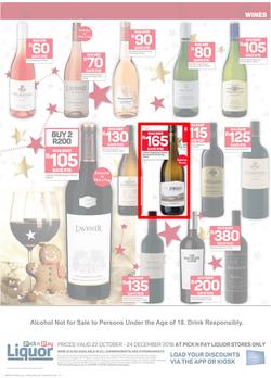 Pick n Pay Liquor : Great Savings On All Your Favourites (22 Oct - 24 Dec 2018), page 8