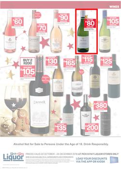 Pick n Pay Liquor : Great Savings On All Your Favourites (22 Oct - 24 Dec 2018), page 8
