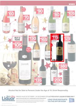 Pick n Pay Liquor : Great Savings On All Your Favourites (22 Oct - 24 Dec 2018), page 8