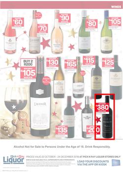 Pick n Pay Liquor : Great Savings On All Your Favourites (22 Oct - 24 Dec 2018), page 8
