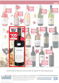 Pick n Pay Liquor : Great Savings On All Your Favourites (22 Oct - 24 Dec 2018), page 8