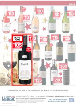 Pick n Pay Liquor : Great Savings On All Your Favourites (22 Oct - 24 Dec 2018), page 8