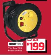 Digitech 15m 1mm 10A Extension Reel