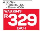 Ryobi 400W Jig Saw 55mm HJ-400-Each
