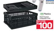 Bit Plastics Multi Purpose Collapsible Crate-For 2