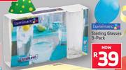 Luminarc Sterling Glasses 3 Pack