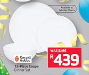 Russell Hobbs 12 Piece Coupe Dinner Set