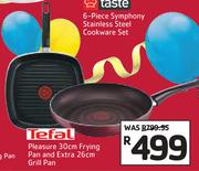 Tefal Pleasure 30cm Frying Pan & Extra 26cm Grill Pan