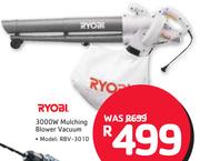 Ryobi 3000W Mulching Blower Vacuum RBV-3010