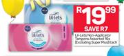 Lil-Lets Non-Applicator Tampons 16s-Each