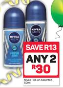Nivea Roll On-50ml