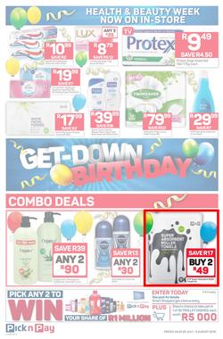 Pick n Pay Eastern Cape : Birthday Deals (30 Jul - 05 Aug 2018), page 8