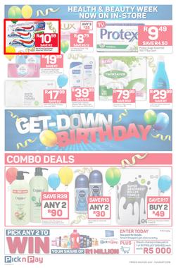 Pick n Pay Eastern Cape : Birthday Deals (30 Jul - 05 Aug 2018), page 8