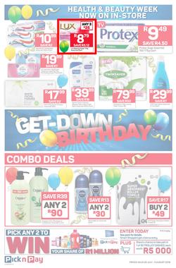 Pick n Pay Eastern Cape : Birthday Deals (30 Jul - 05 Aug 2018), page 8