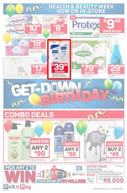 Pick n Pay Eastern Cape : Birthday Deals (30 Jul - 05 Aug 2018), page 8