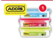 Addis 4 Side Locked Square Foodsaver-600ml Each