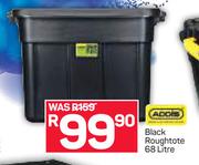 Addis 68Ltr Black Roughtote 