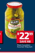 Miami Cucumbers Assorted-760g