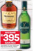 Glenfiddich 12 Year Old Single matt Scotch Whisky-750ml