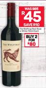 The Wolftrap Red Rose Or White-2 x 750ml
